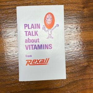 Rexall vintage vitamin information paper book